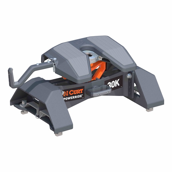 Curt PowerRide 30K 5th Wheel Hitch Select Silverado Sierra HD 8 Bed Puck 16592 - main